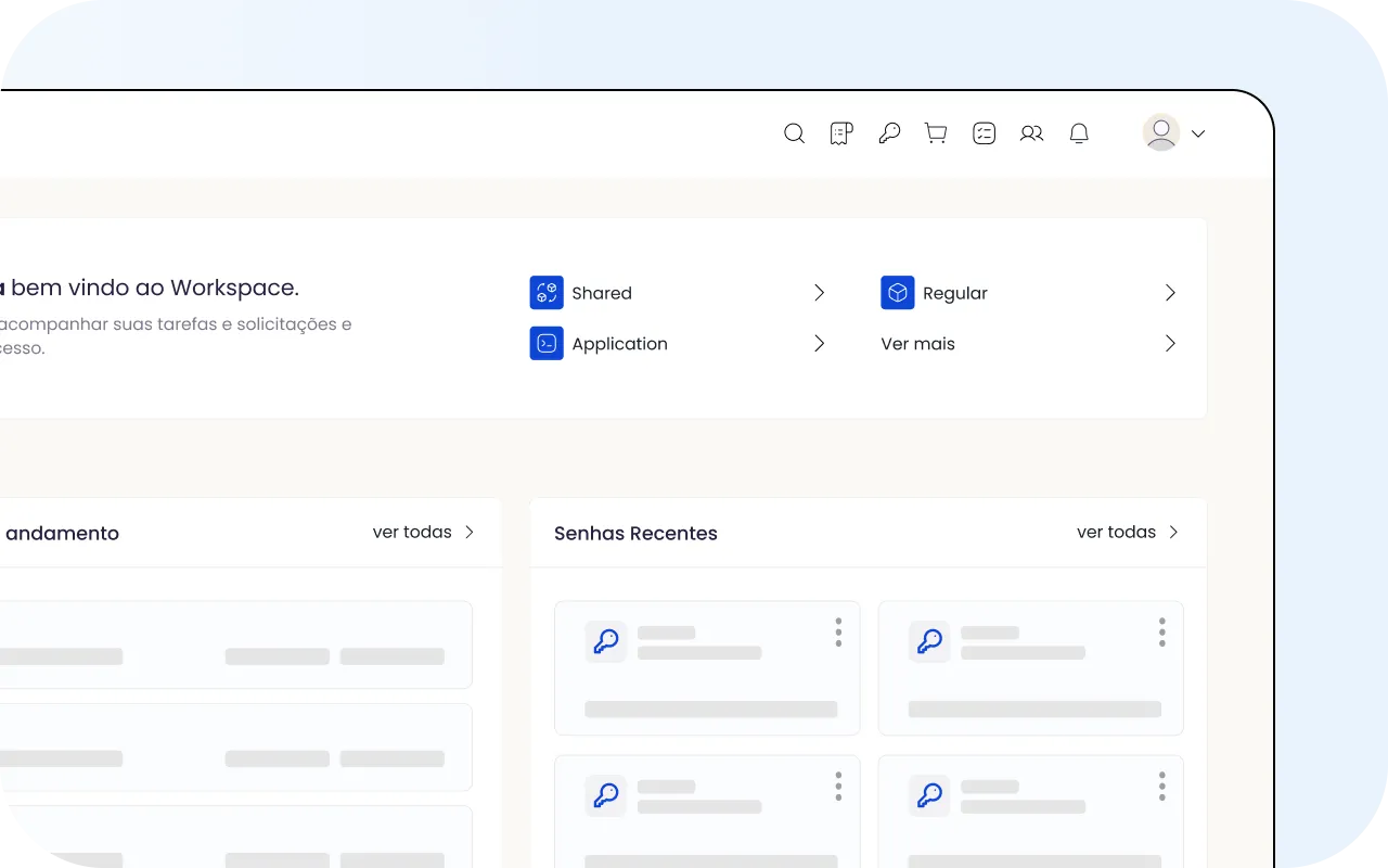 Ilustração da tela de auto serviço